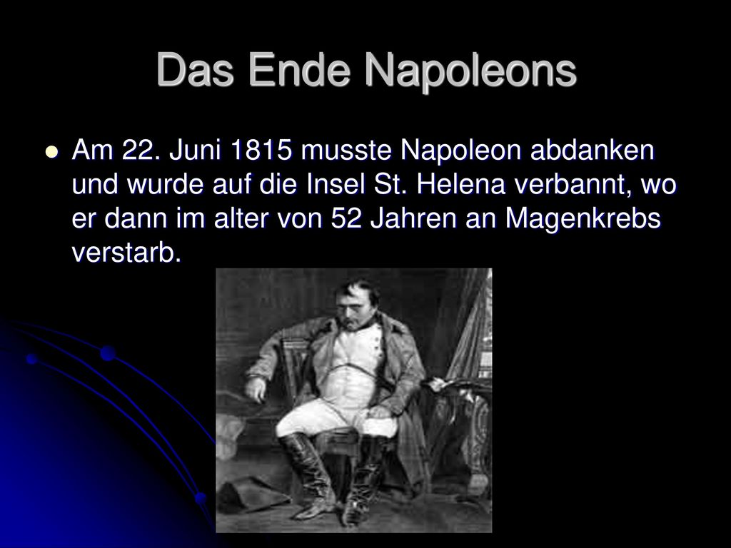 Das Ende Napoleons