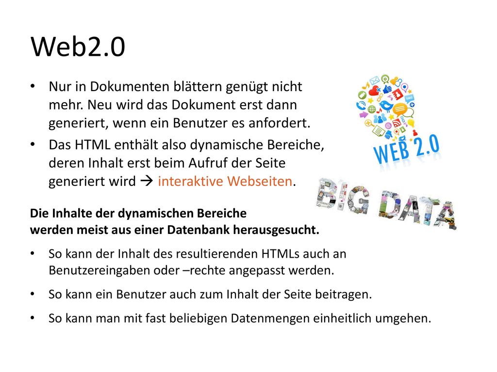 Web2.0 Nur in Dokumenten blättern genügt nicht mehr. Neu wird das Dokument erst dann generiert, wenn ein Benutzer es anfordert.