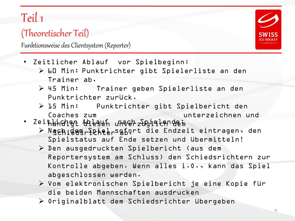 Teil 1 (Theoretischer Teil) Funktionsweise des Clientsystem (Reporter)
