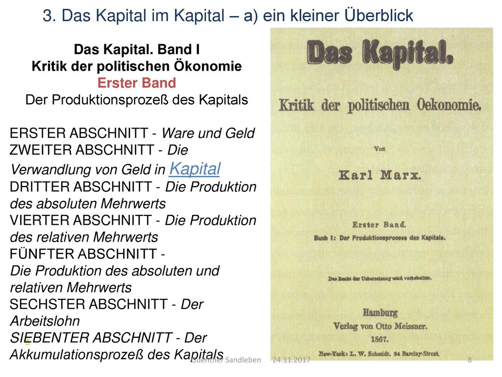 3. Das Kapital im Kapital – a) ein kleiner Überblick