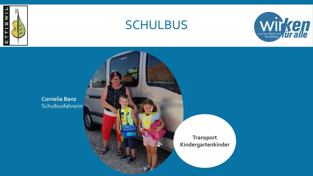 Schulbus Cornelia Banz Schulbusfahrerin Transport Kindergartenkinder