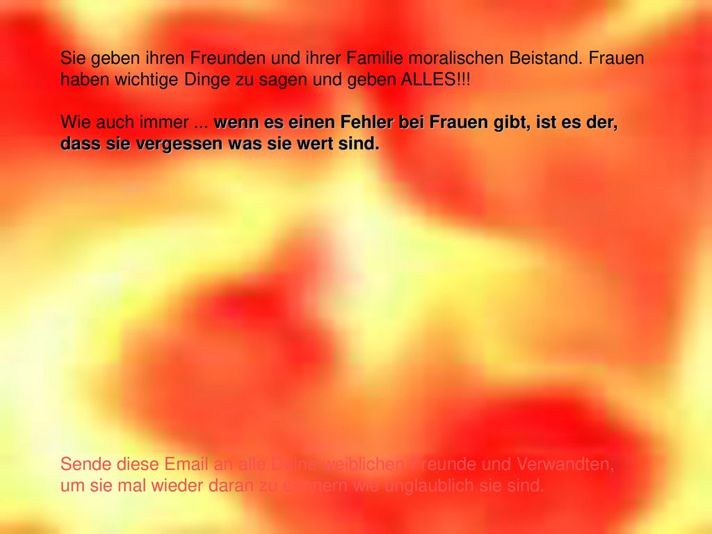 Sie geben ihren Freunden und ihrer Familie moralischen Beistand
