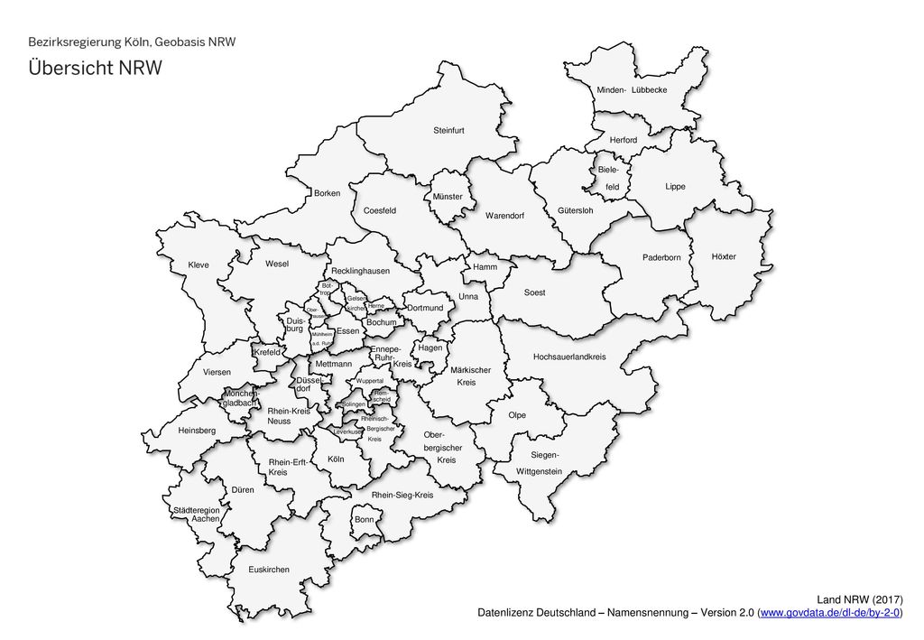 Minden- Lübbecke Steinfurt Herford Biele- feld Lippe Borken Münster