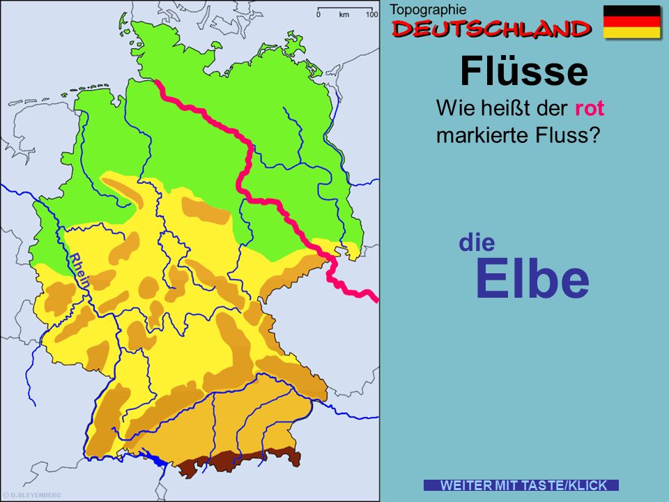 Elbe Flüsse die Wie heißt der rot markierte Fluss Rhein