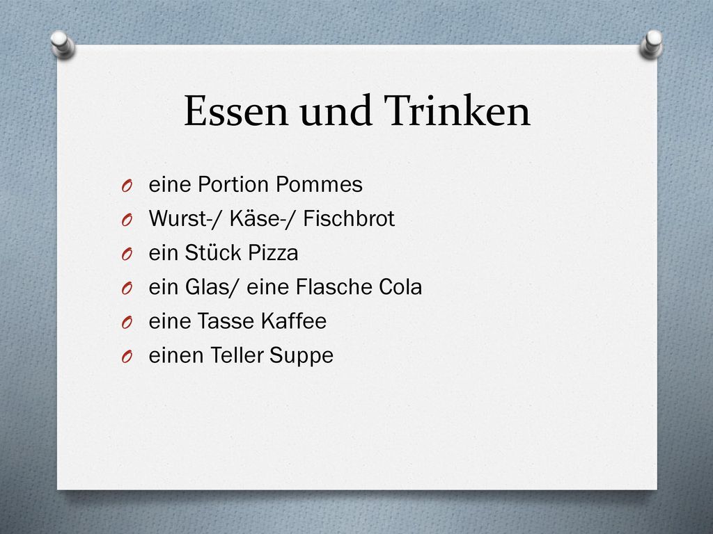 Essen und Trinken eine Portion Pommes Wurst-/ Käse-/ Fischbrot