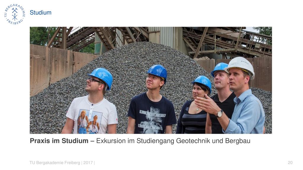 Praxis im Studium – Exkursion im Studiengang Geotechnik und Bergbau