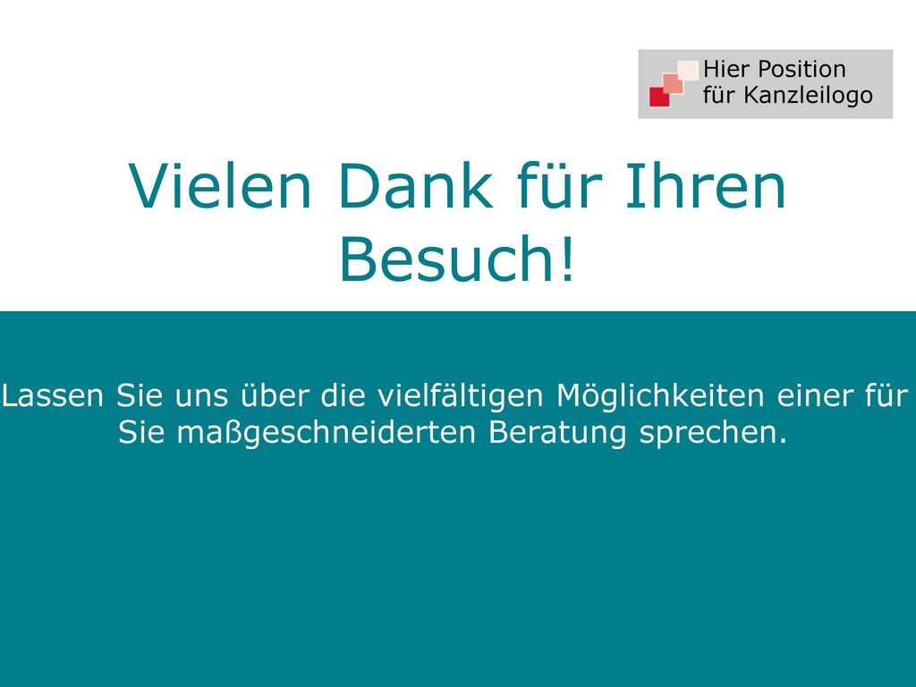 Lassen Sie uns über die vielfältigen Möglichkeiten einer für Sie maßgeschneiderten Beratung sprechen.