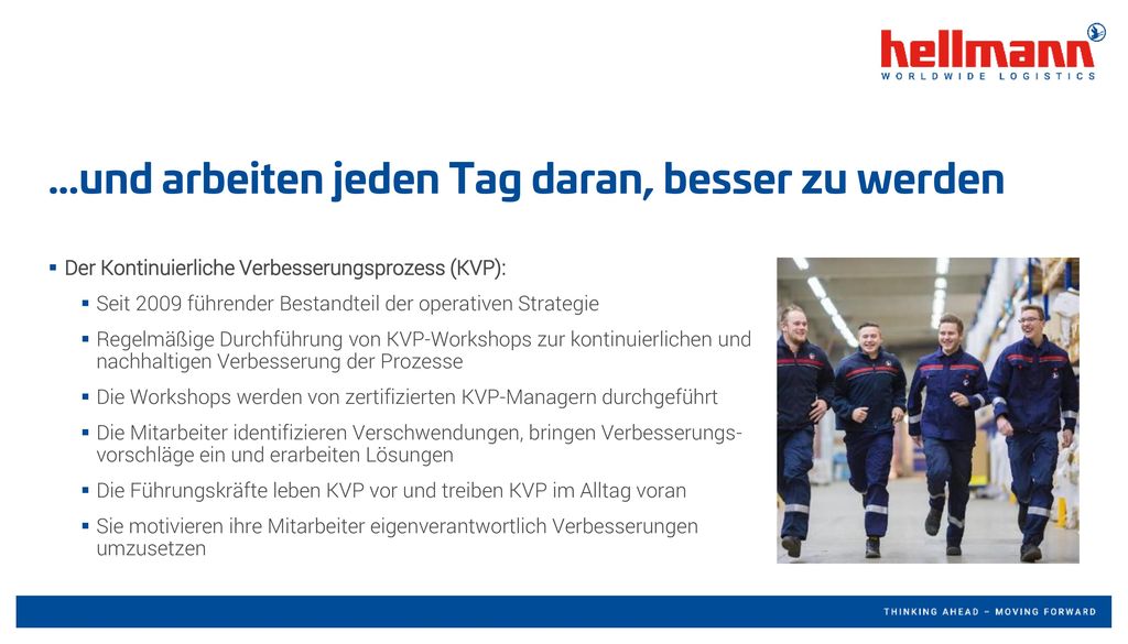 …und arbeiten jeden Tag daran, besser zu werden