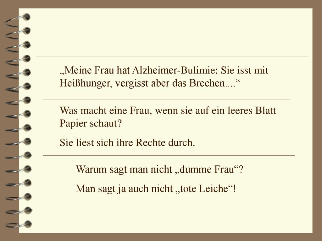 „Meine Frau hat Alzheimer-Bulimie: Sie isst mit Heißhunger, vergisst aber das Brechen....