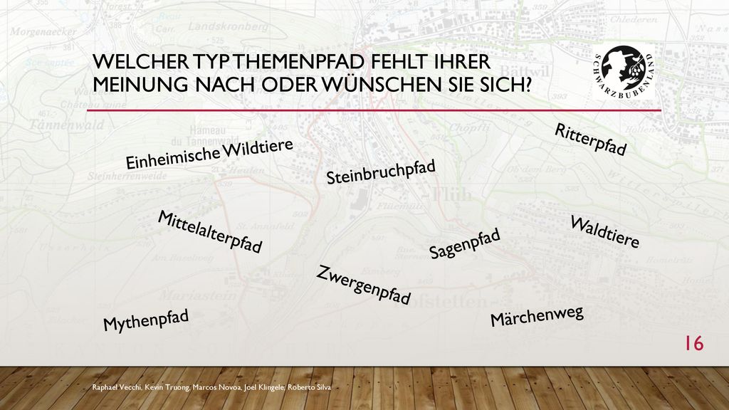Welcher Typ Themenpfad fehlt Ihrer Meinung nach oder wünschen Sie sich