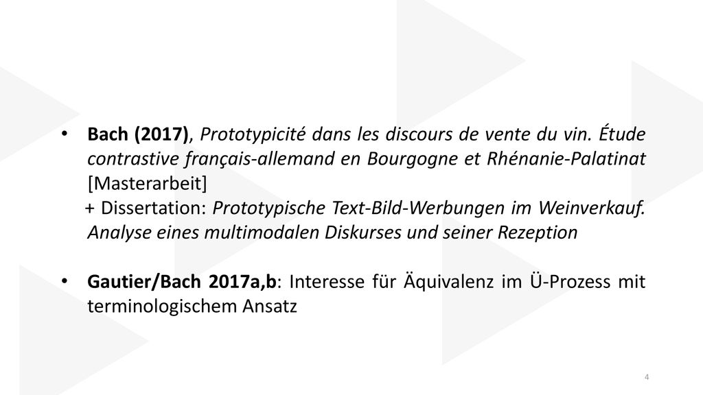 Bach (2017), Prototypicité dans les discours de vente du vin