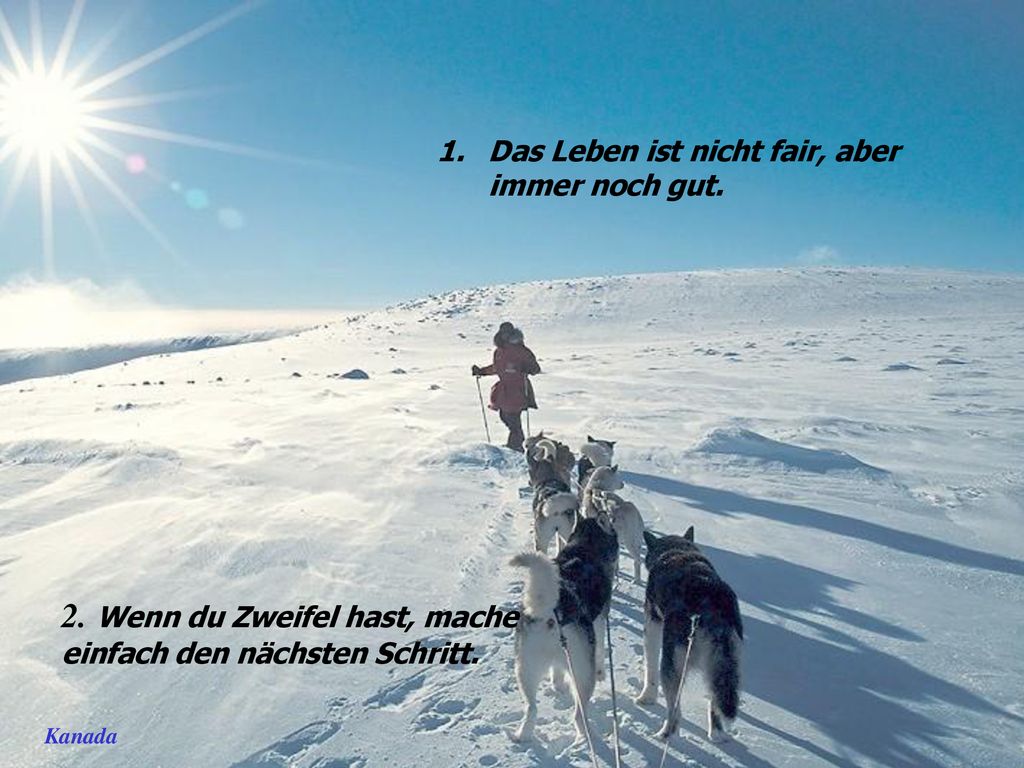 2. Wenn du Zweifel hast, mache einfach den nächsten Schritt.