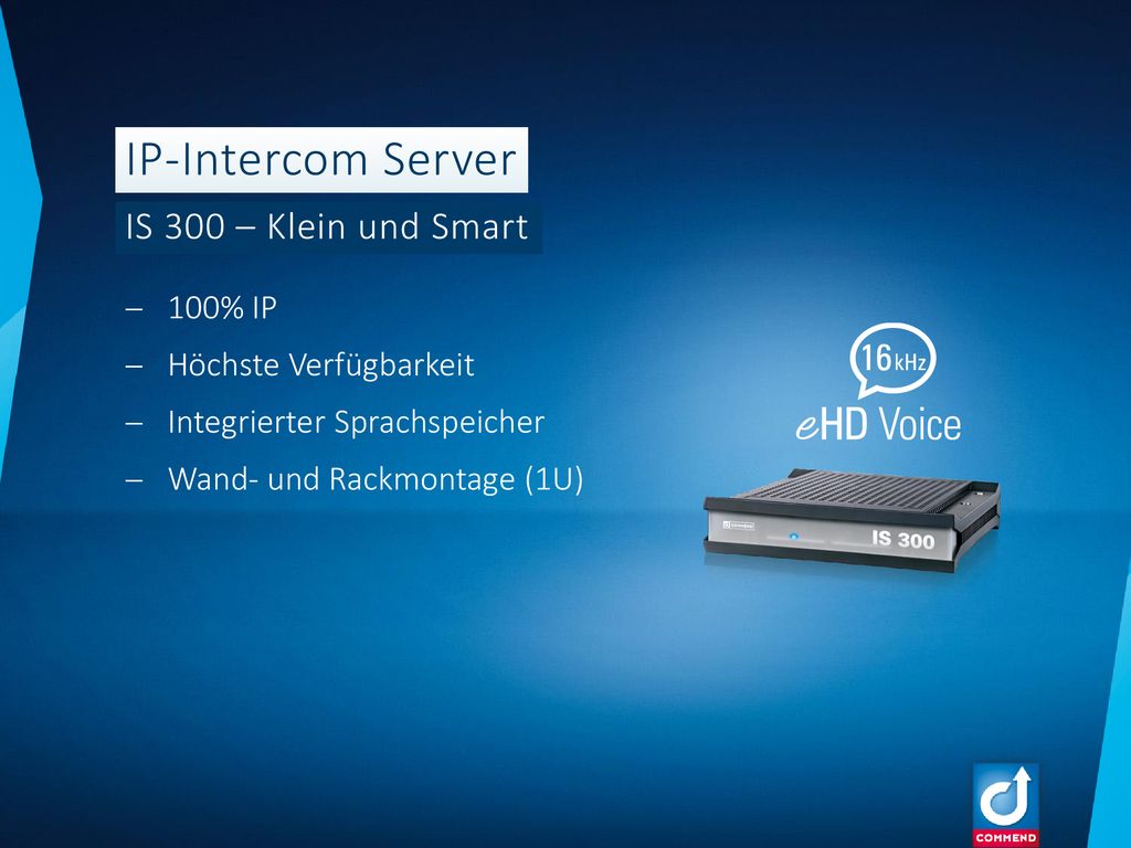 IP-Intercom Server IS 300 – Klein und Smart 100% IP