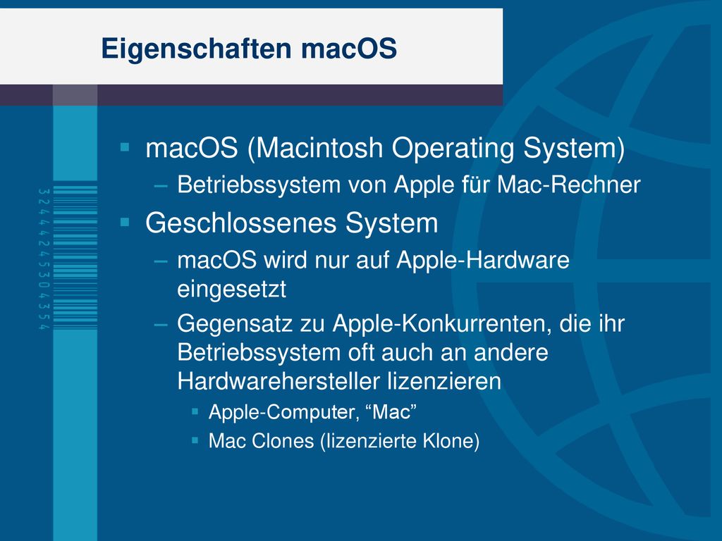 Mac os mac os x macos ppt herunterladen