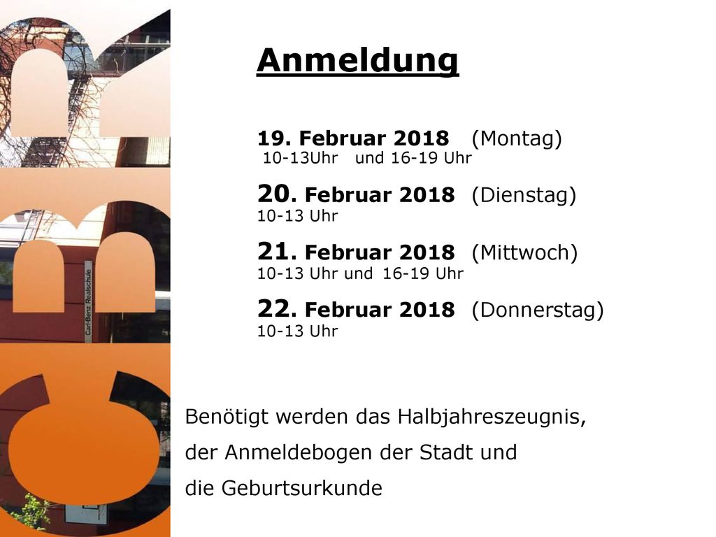 20. Februar 2018 (Dienstag) Uhr 21. Februar 2018 (Mittwoch)
