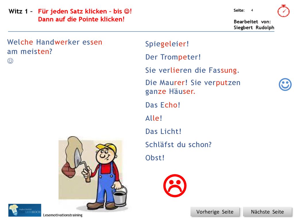   Spiegeleier! Welche Handwerker essen am meisten Der Trompeter!