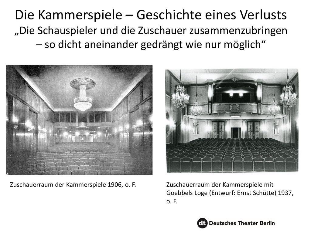 „Die Schauspieler und die Zuschauer zusammenzubringen – so dicht aneinander gedrängt wie nur möglich