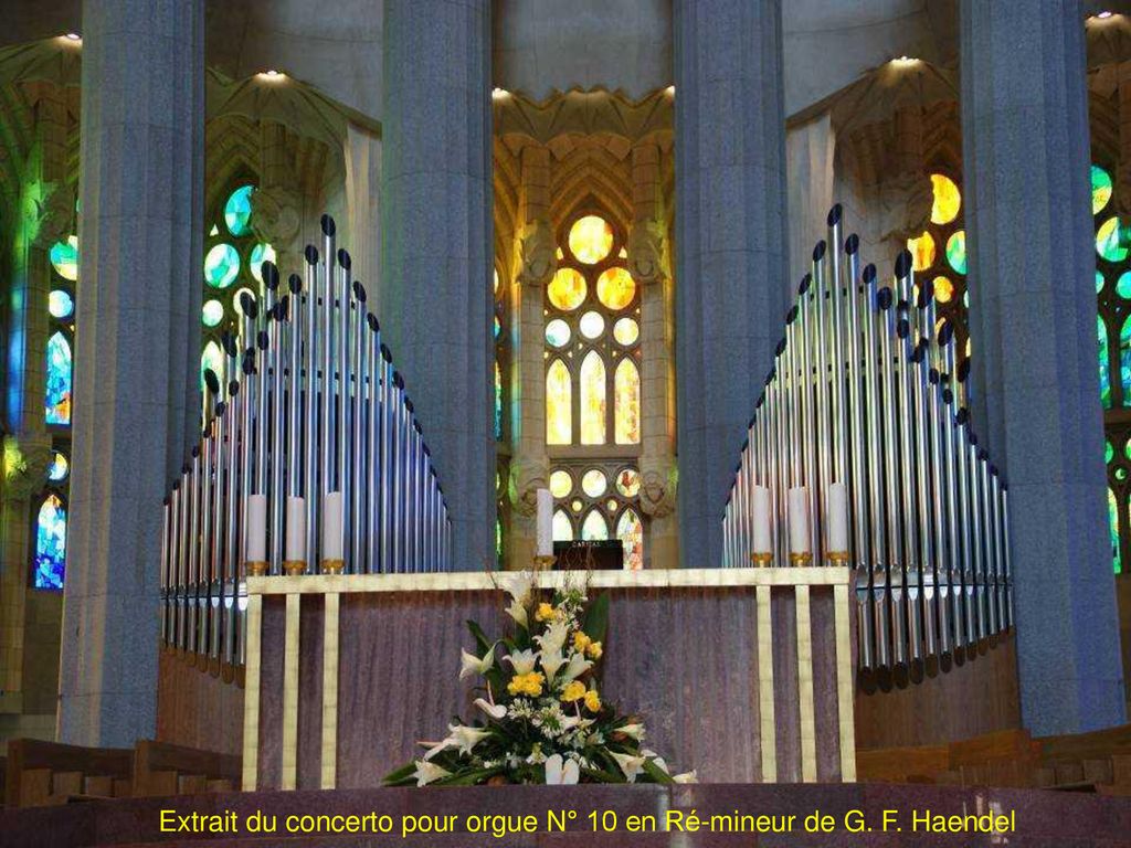 Extrait du concerto pour orgue N° 10 en Ré-mineur de G. F. Haendel
