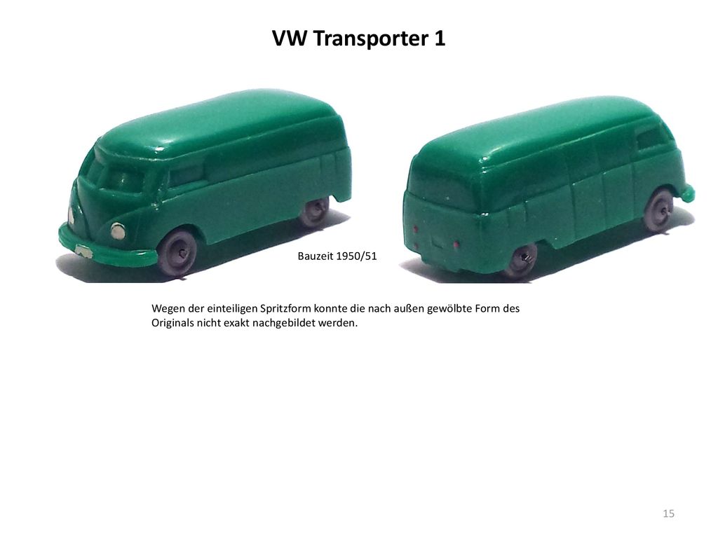 VW Transporter 1 Bauzeit 1950/51