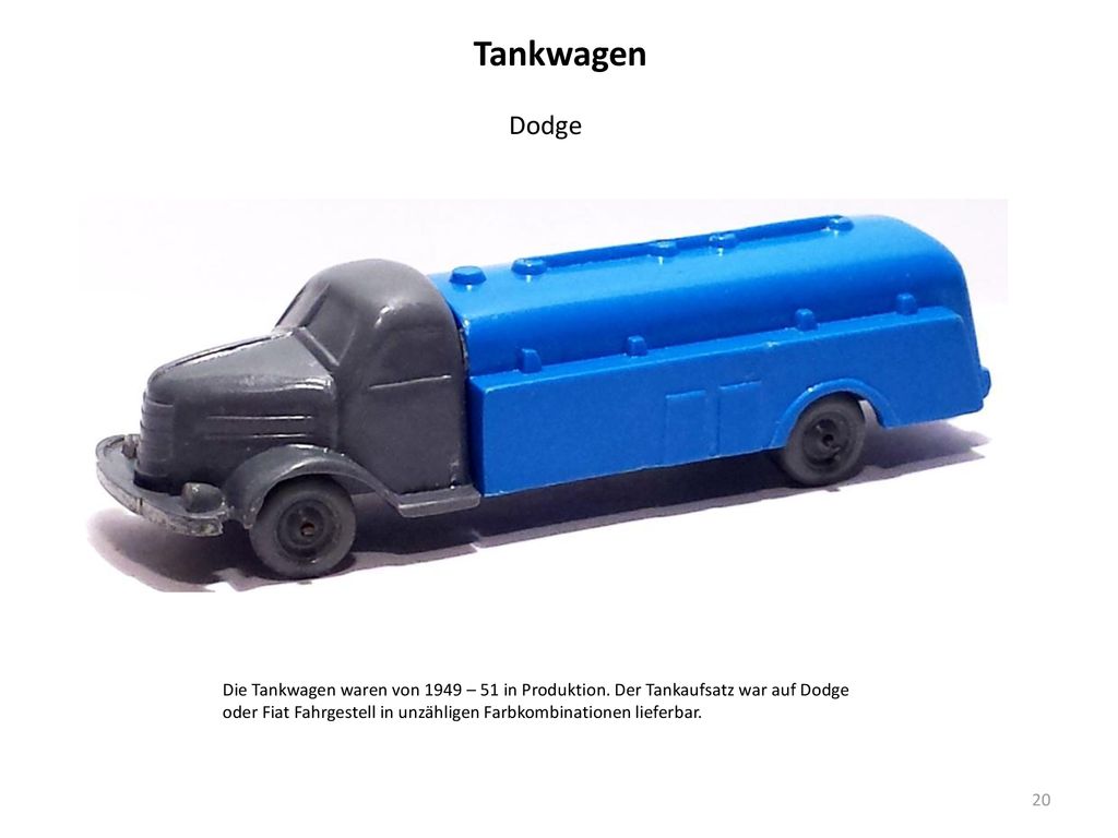 Tankwagen Dodge.