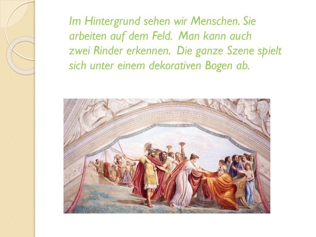Im Hintergrund sehen wir Menschen. Sie arbeiten auf dem Feld