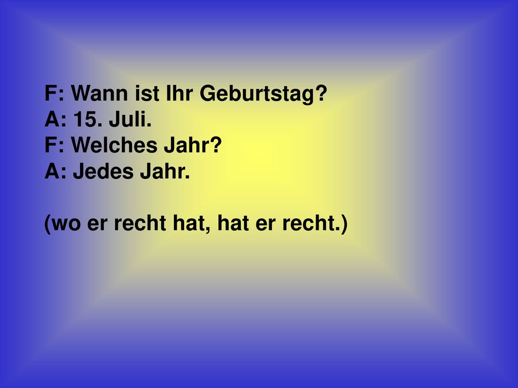 Download von PPSFun.de F: Wann ist Ihr Geburtstag.