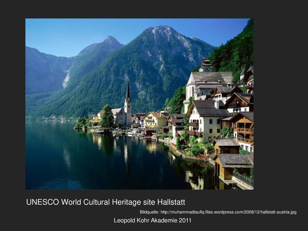 UNESCO World Cultural Heritage site Hallstatt