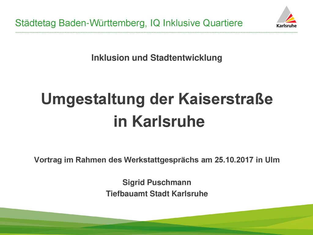 Städtetag Baden-Württemberg, IQ Inklusive Quartiere