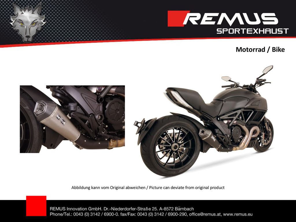 Motorrad / Bike Abbildung kann vom Original abweichen / Picture can deviate from original product