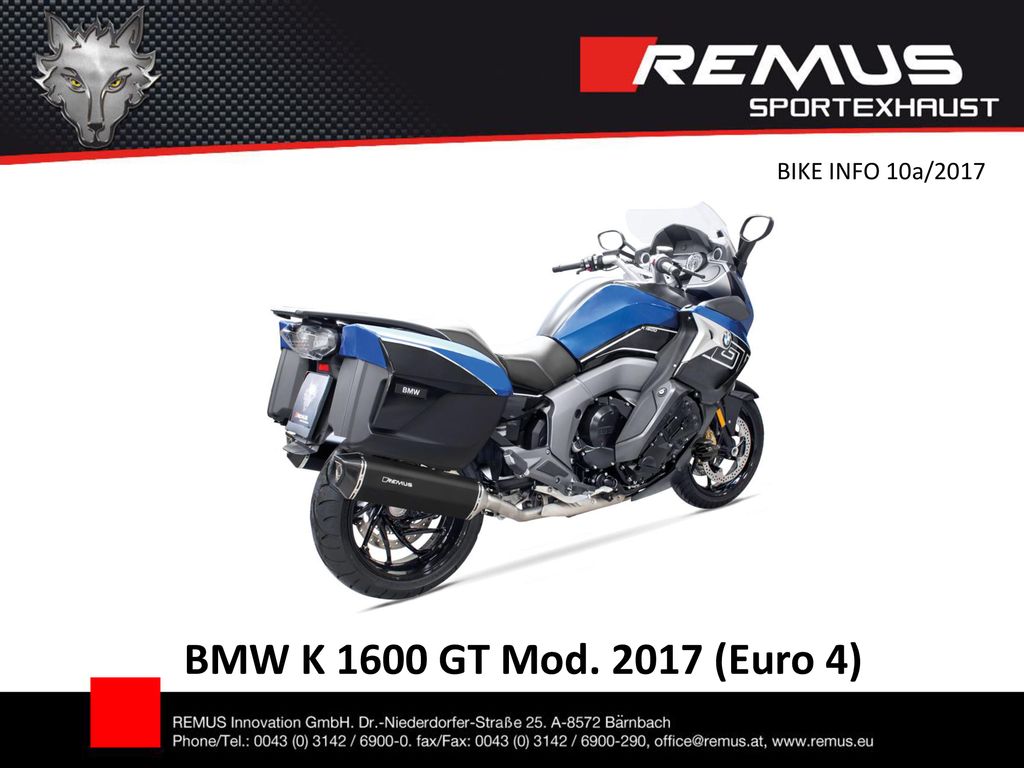 BIKE INFO 10a/2017 BMW K 1600 GT Mod (Euro 4)