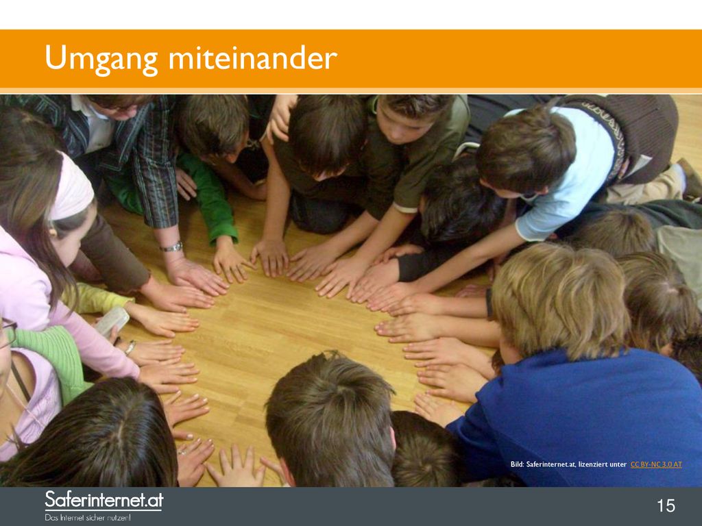 Umgang miteinander Es ist wichtig, klare Regeln für den Umgang miteinander festzulegen. Was dürfen die Kinder und was nicht