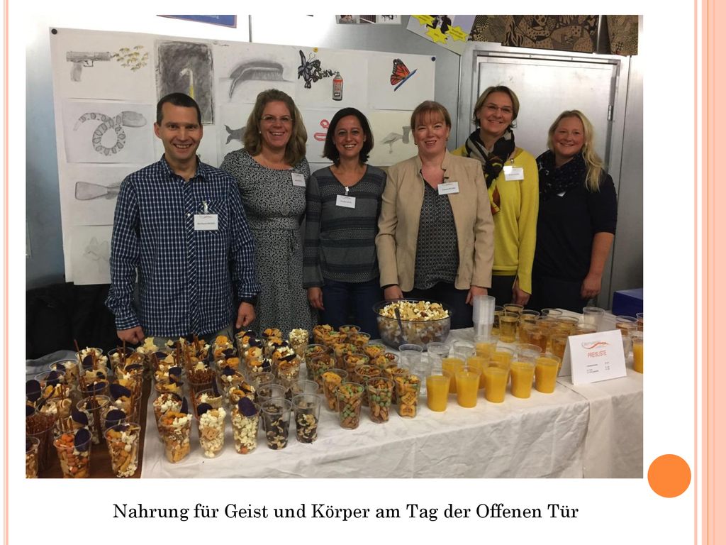 Nahrung für Geist und Körper am Tag der Offenen Tür