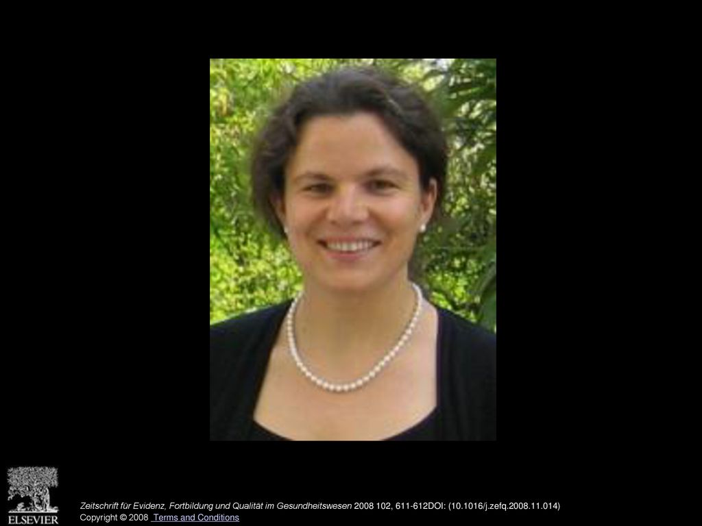 Zeitschrift für Evidenz, Fortbildung und Qualität im Gesundheitswesen , DOI: ( /j.zefq )