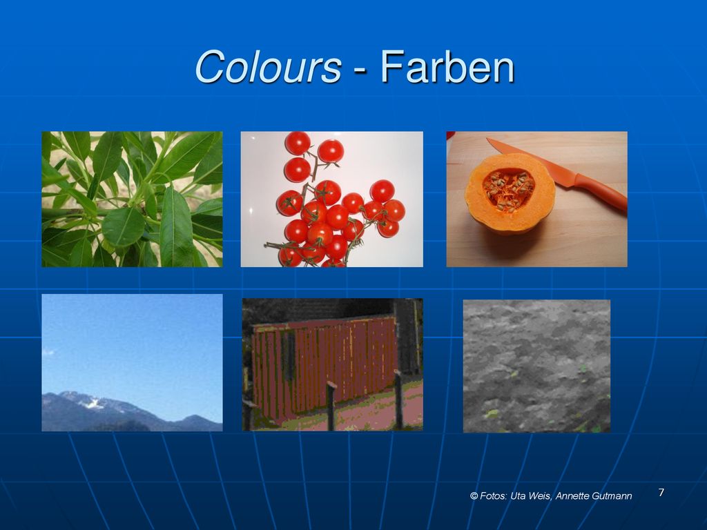 Colours - Farben © Fotos: Uta Weis, Annette Gutmann
