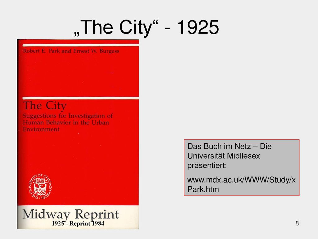 „The City Das Buch im Netz – Die Universität Midllesex präsentiert: