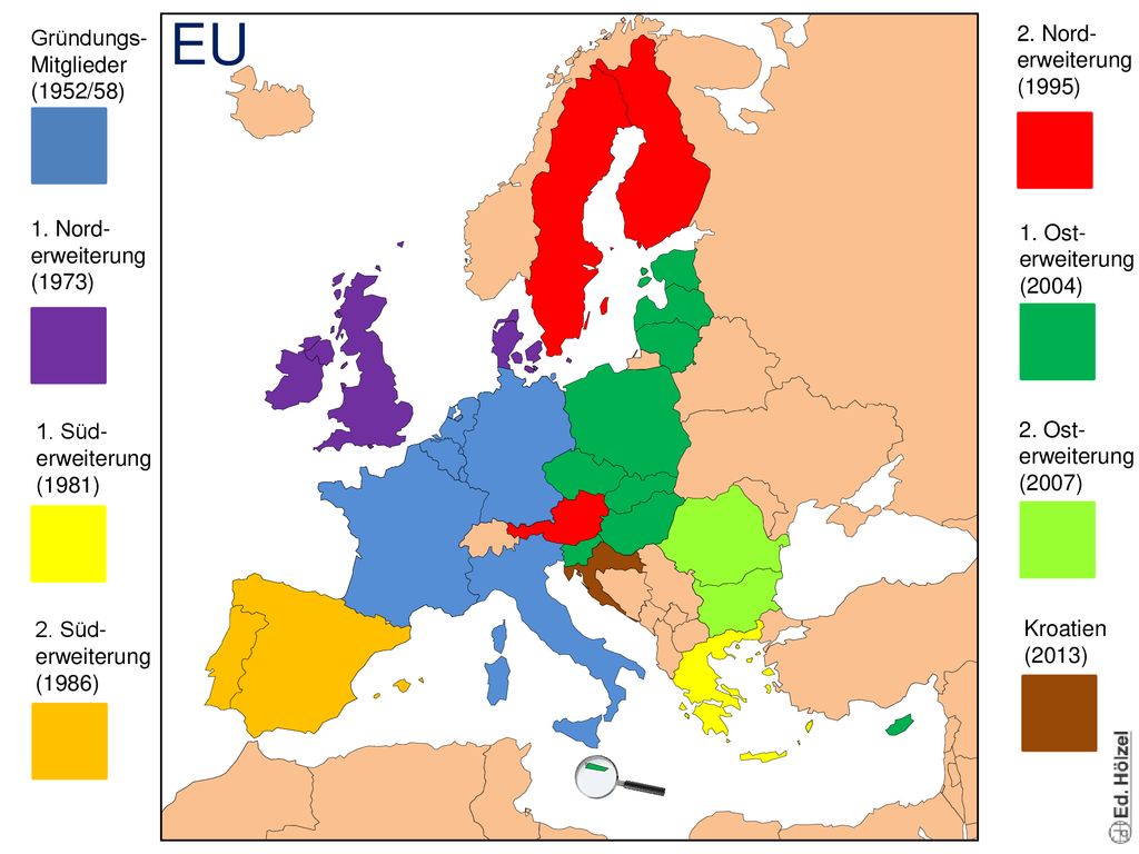 EU Made by Kurt Trinko 2. Nord- erweiterung Gründungs- Mitglieder