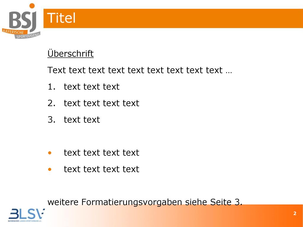Titel Überschrift Text text text text text text text text text …