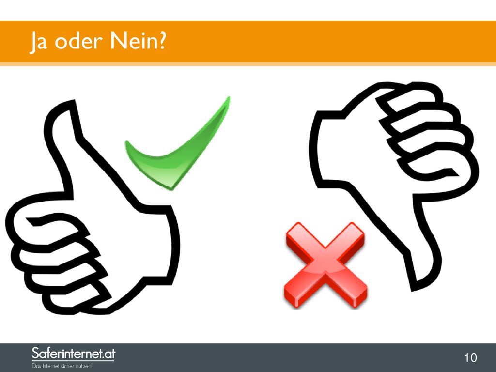 Ja oder Nein. Welche Begriffe gibt es im Internet noch für „Ja oder „Nein .