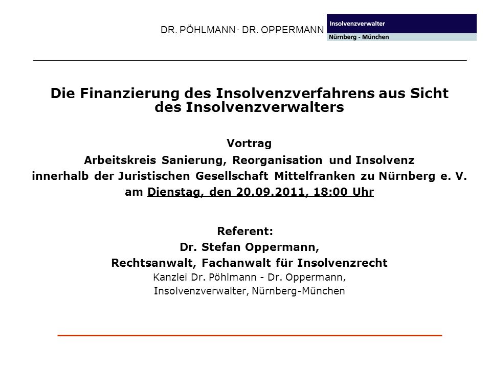 Arbeitskreis Sanierung, Reorganisation und Insolvenz