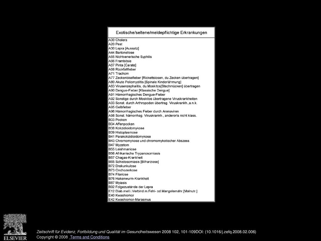 Zeitschrift für Evidenz, Fortbildung und Qualität im Gesundheitswesen , DOI: ( /j.zefq )