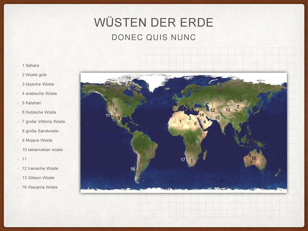 Wüsten der erde donec quis nunc 1 Sahara 2 Wüste gobi 3 libysche Wüste