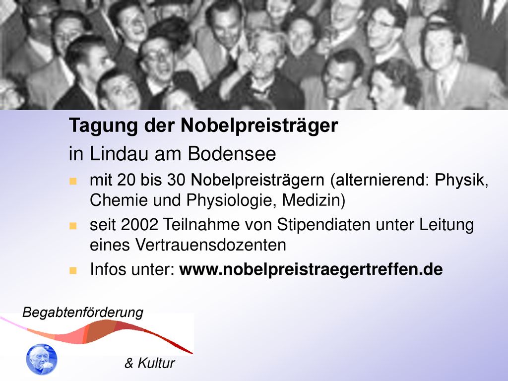 Tagung der Nobelpreisträger in Lindau am Bodensee