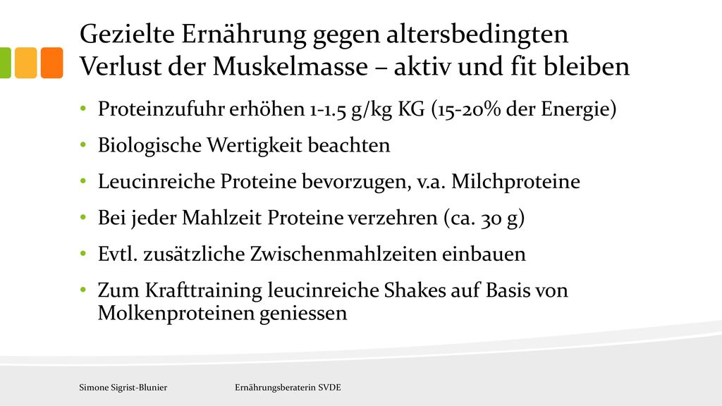 Gezielte Ernährung gegen altersbedingten Verlust der Muskelmasse – aktiv und fit bleiben