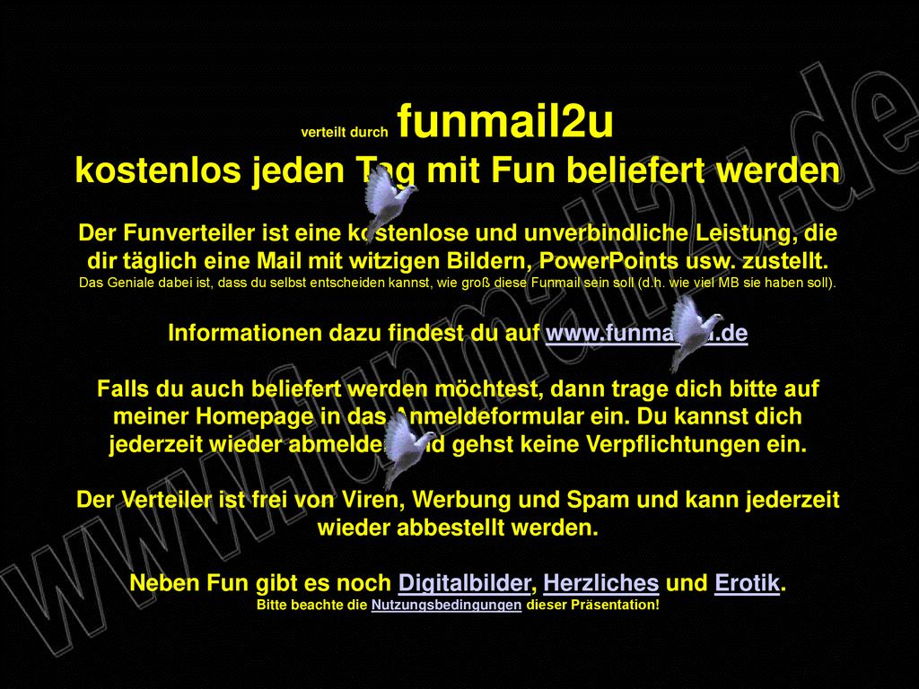 kostenlos jeden Tag mit Fun beliefert werden