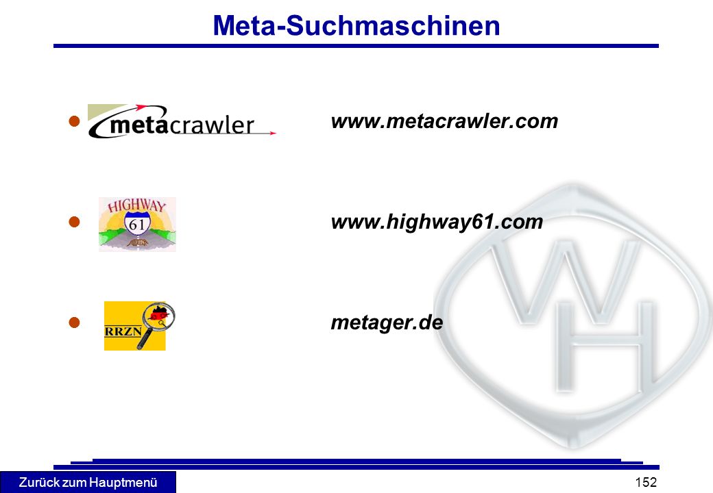 Meta-Suchmaschinen     metager.de