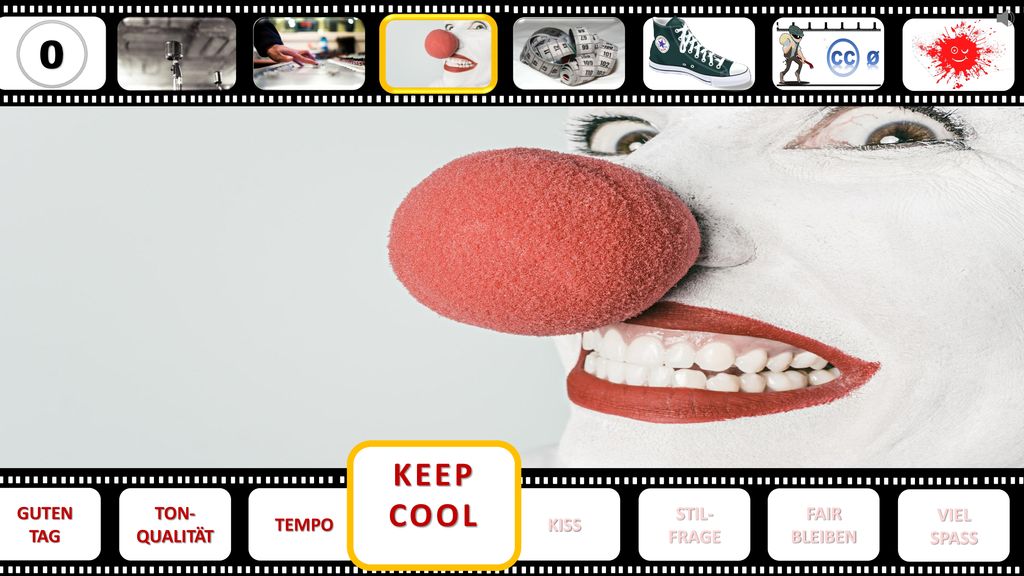 KEEP COOL GUTEN TAG TON- QUALITÄT TEMPO KEEP COOL KISS STIL- FRAGE