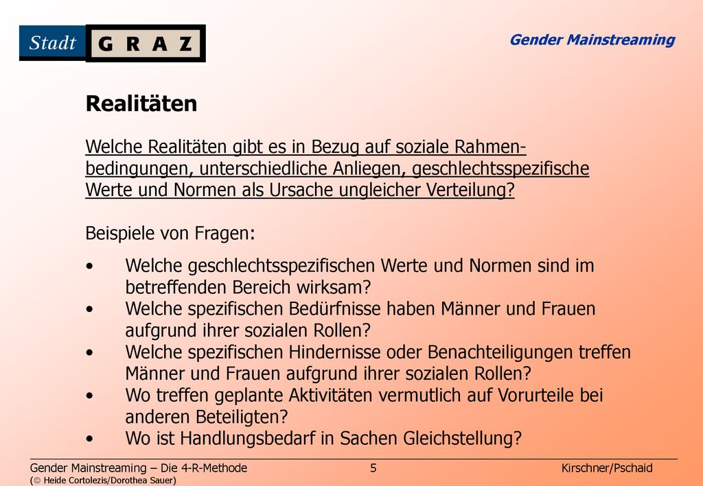 Realitäten Welche Realitäten gibt es in Bezug auf soziale Rahmen-