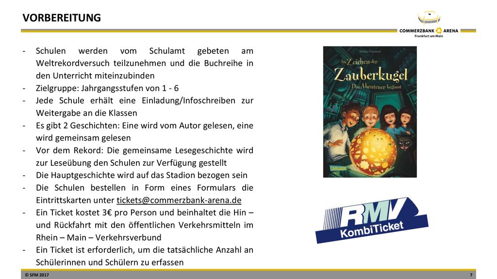 VOrbereitung Schulen werden vom Schulamt gebeten am Weltrekordversuch teilzunehmen und die Buchreihe in den Unterricht miteinzubinden.