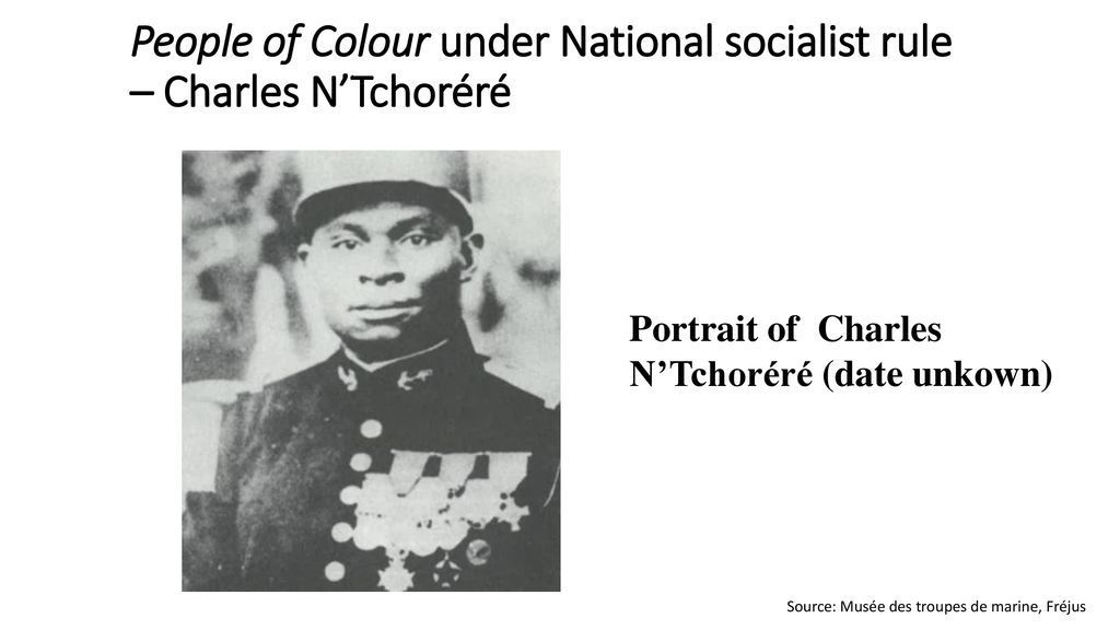 People of Colour under National socialist rule – Charles N’Tchoréré