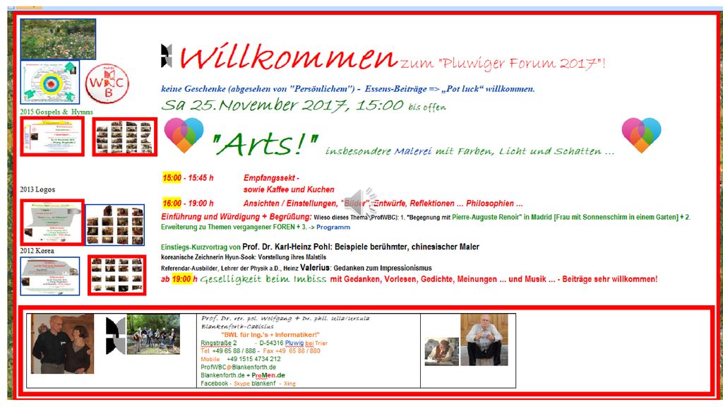 W i l l k o m m e n!